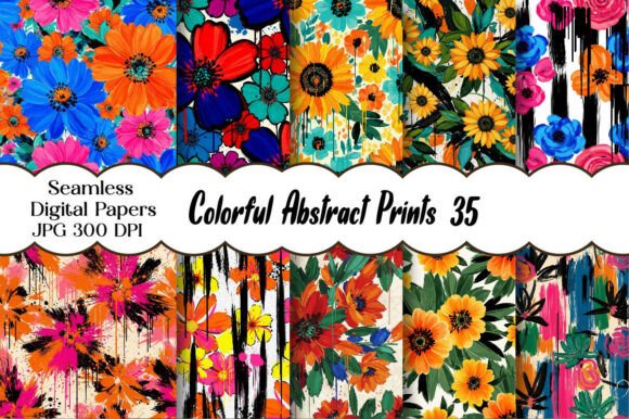 Download Seamless Colorful Abstract Prints - Print Collection
