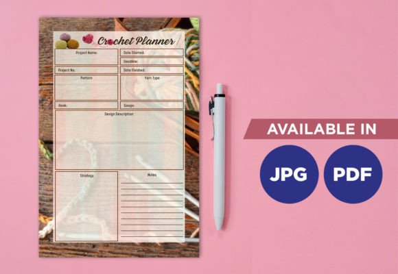 Download Crochet Planner Printable Planifier - Print Collection