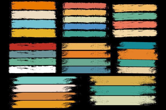 Download Vintage Sunset Retro Backgrounds Brush - Premium Resources