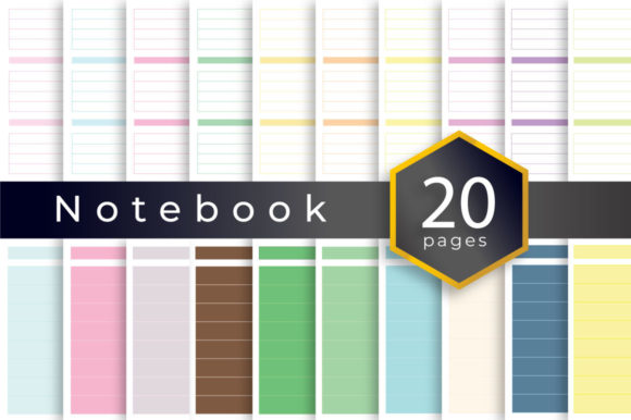 Download Notebook Printable Papers KDP Interior - Print Collection