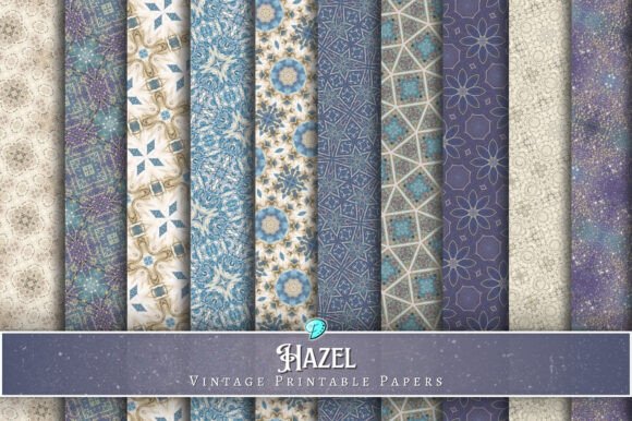 Download Hazel Vintage Printable Papers - Print Collection