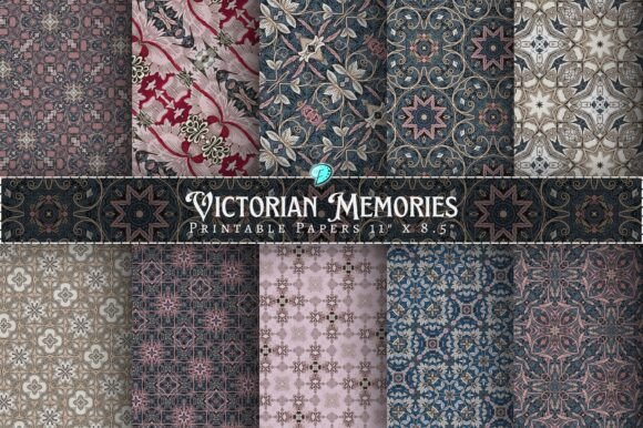 Download Victorian Memories Printable Papers - Print Collection