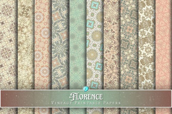 Download Florence Vintage Printable Papers - Print Collection