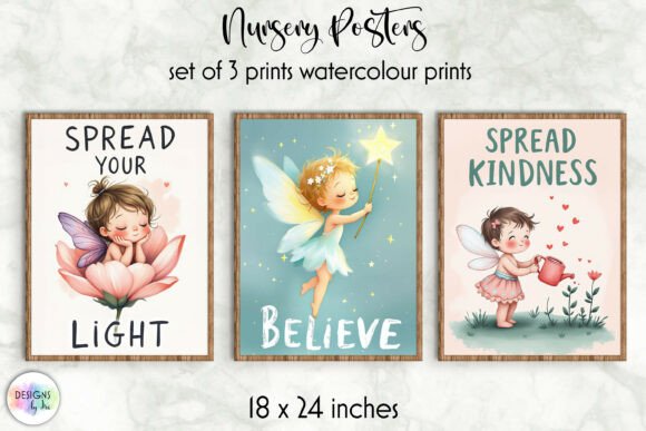 Download Fairy Affirmation Nursery Prints - Print Collection