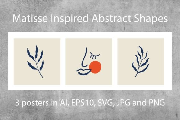 Download Henri Matisse Inspired Abstract Prints - Print Collection