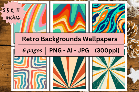 Download Retro Backgrounds Wallpapers - Premium Bundle